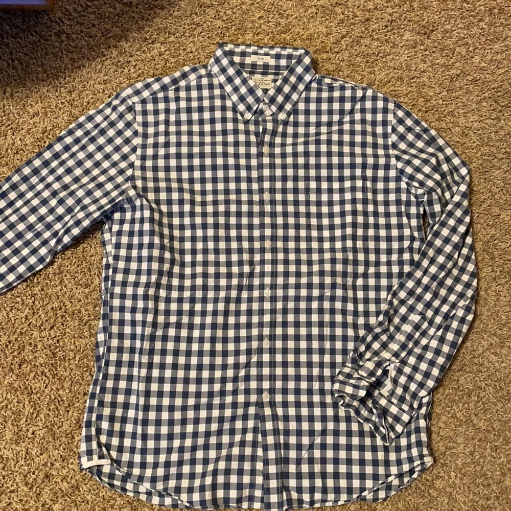 Mens Jcrew collared shirt
